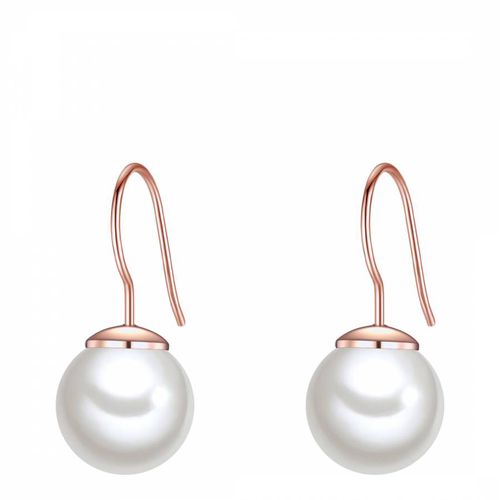 Rose Organic Pearl Drop Earrings 10mm - Perldor - Modalova