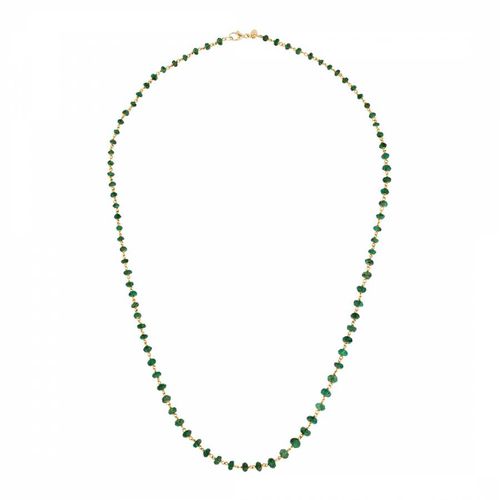 Emerald Bead Necklace - Chloe Collection by Liv Oliver - Modalova