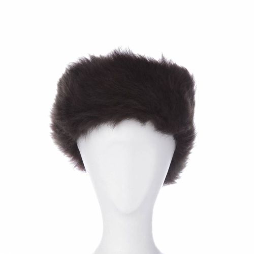 Brown Toscana Shearling Headband - Shearling Boutique - Modalova