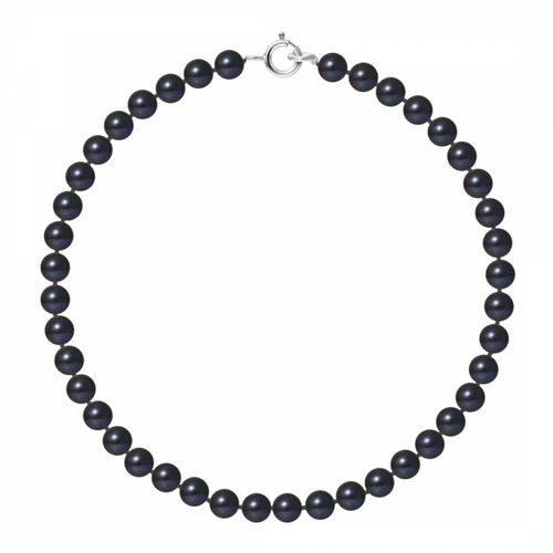White Gold Black Pearl Bracelet - Mitzuko - Modalova