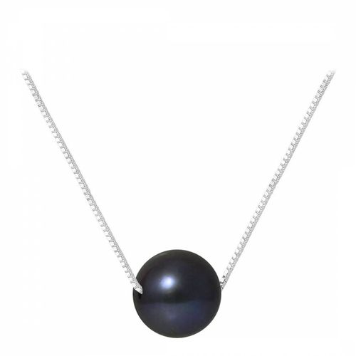 Black Single Pearl Necklace - Mitzuko - Modalova
