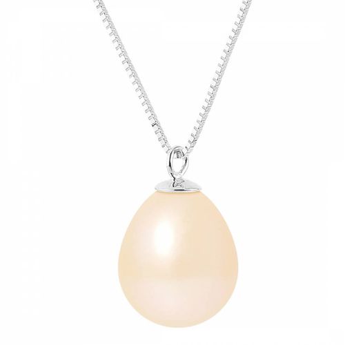 Single Pink Pear Pearl Necklace - Mitzuko - Modalova