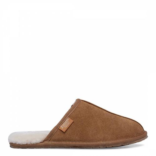 Men's Chestnut Sheepskin Mule Slipper - Fenlands Sheepskin - Modalova