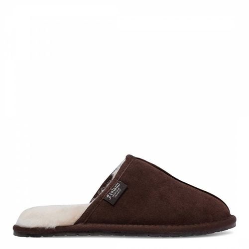 Men's Brown Sheepskin Mule Slipper - Fenlands Sheepskin - Modalova