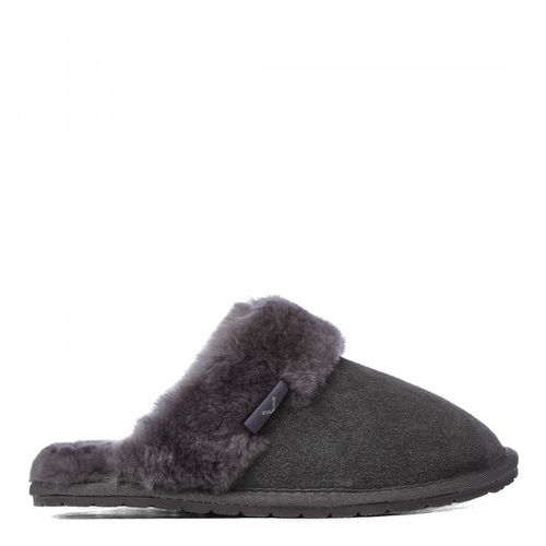 Women's Grey Sheepskin Mule Slipper - Fenlands Sheepskin - Modalova