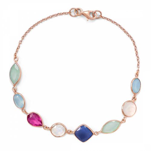 Multi Shape Gemstone Bracelet - Chloe Collection by Liv Oliver - Modalova