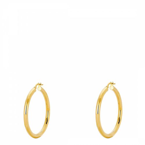 Gold Plated Hoop Earrings - Chloe Collection by Liv Oliver - Modalova
