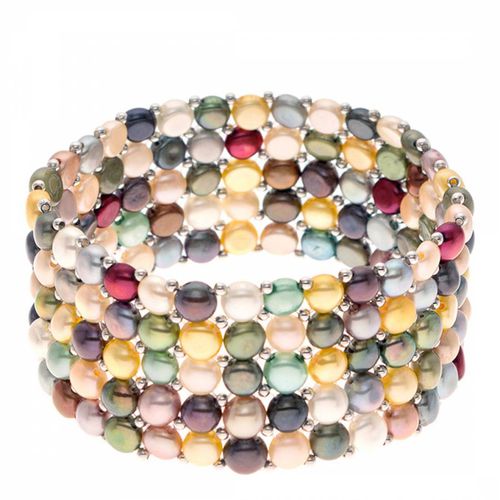 Coloured Freshwater Pearl Bracelet - Mitzuko - Modalova