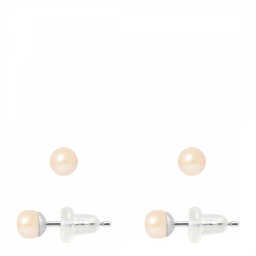 Natural White Gold Freshwater Pearl Earrings - Mitzuko - Modalova