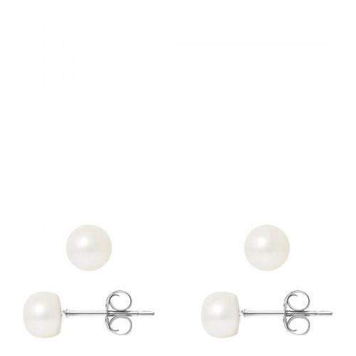 Natural Freshwater Pearl Earrings - Mitzuko - Modalova