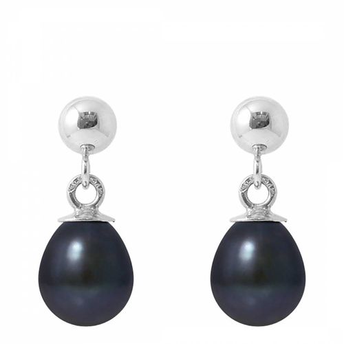 Tahitian Style Silver Freshwater Pearl Earrings - Ateliers Saint Germain - Modalova