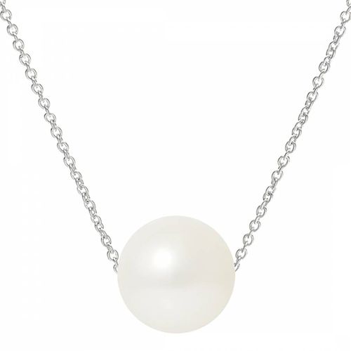 Natural /Silver Freshwater Pearl Necklace 9-10mm - Ateliers Saint Germain - Modalova