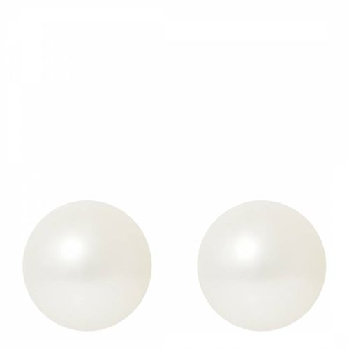 Natural Silver Freshwater Pearl Earrings - Atelier Pearls - Modalova