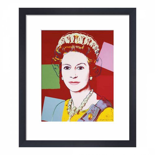 Reigning Queens: Queen Elizabeth II of the United Kingdom 1985 Framed Print 36x28cm - Andy Warhol - Modalova