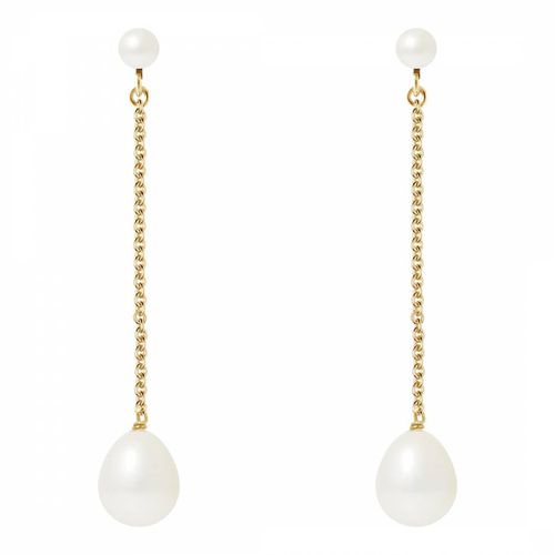 White Pearl Earrings - Mitzuko - Modalova