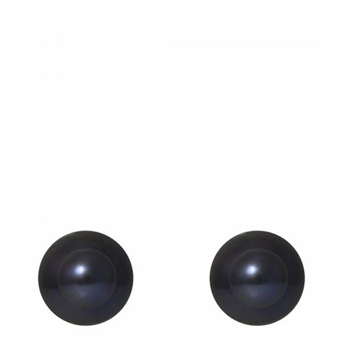 Black Pearl Stud Earrings - Mitzuko - Modalova