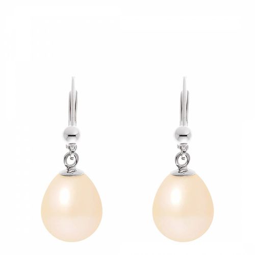 Pink Pearl Drop Earrings - Mitzuko - Modalova