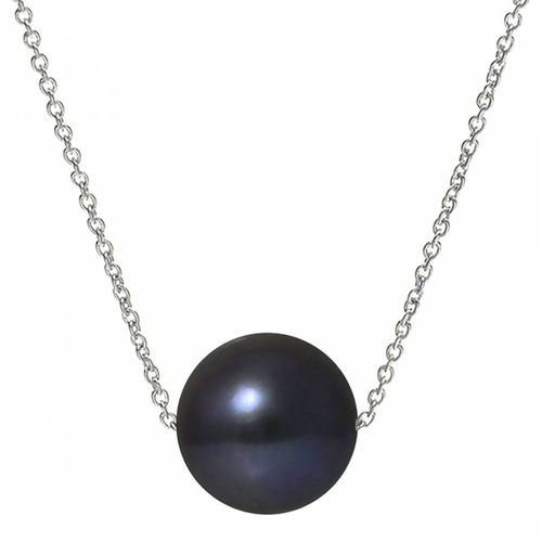 Black/Silver Pearl Necklace - Mitzuko - Modalova