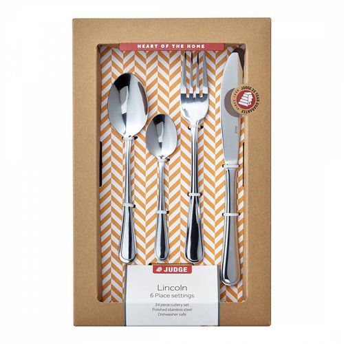 Lincoln 24 Piece Cutlery Set - Judge - Modalova