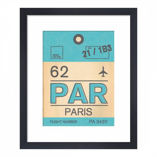 Destination - Paris 36x28cm Framed Print - Nick Cranston - Modalova