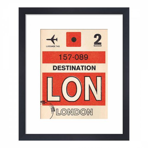 Destination - London 36x28cm Framed Print - Nick Cranston - Modalova