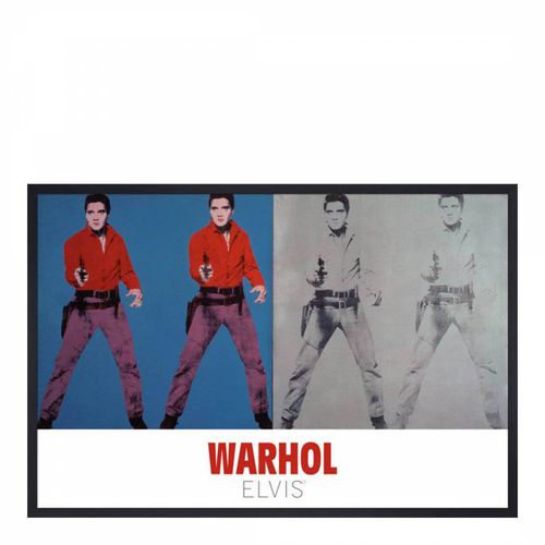 Elvis I And II 1964 81x122cm Framed Print - Andy Warhol - Modalova
