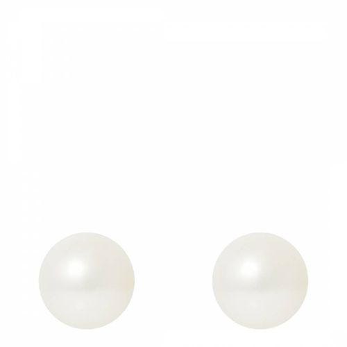 Natural White Stud Earrings 6-7mm - Ateliers Saint Germain - Modalova