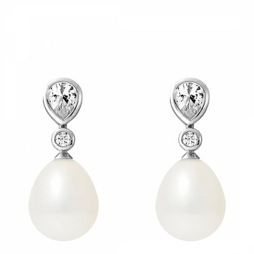 White/Silver Tahiti Pearl Earrings - Ateliers Saint Germain - Modalova