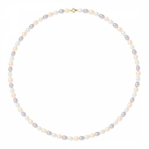Freshwater Pearl Necklace With Spring Ring Clip - Mitzuko - Modalova