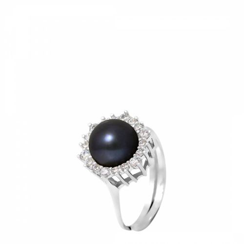 Black Pearl Solitaire Ring 8-9mm - Ateliers Saint Germain - Modalova