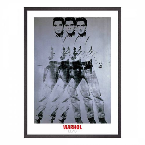 Elvis 1963 90x66cm Framed Print - Andy Warhol - Modalova