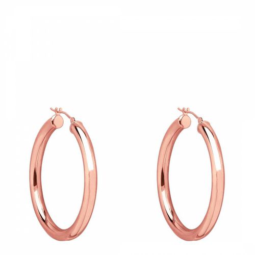Rose Gold Plated Hoop Earrings - Chloe Collection by Liv Oliver - Modalova