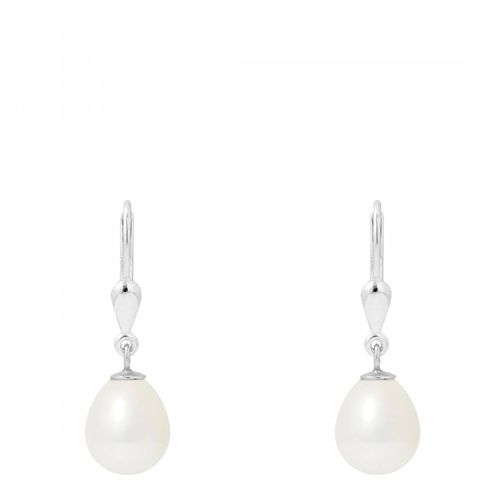 Silver White Pearl Earrings 6-7mm - Just Pearl - Modalova