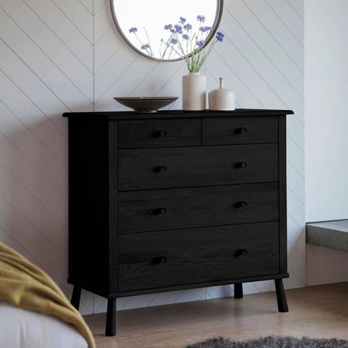 Portland Chest of Drawers Black - Gallery Living - Modalova