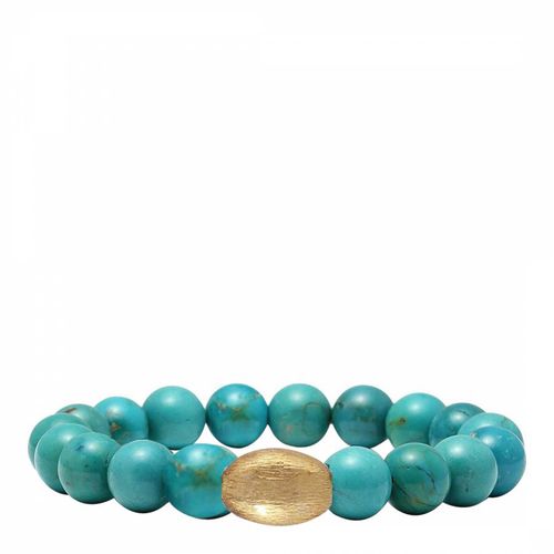 Turquoise Bead Bracelet - Chloe Collection by Liv Oliver - Modalova