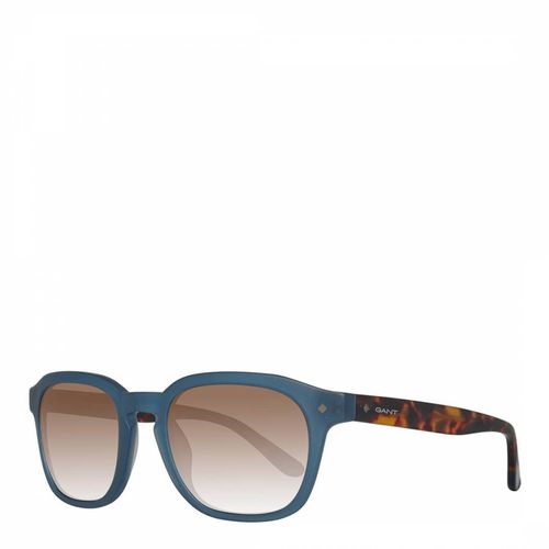 Men's Blue / Havana Sunglasses 53mm - Gant - Modalova