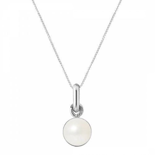 White Gold Beliere Pendant Necklace - Mitzuko - Modalova