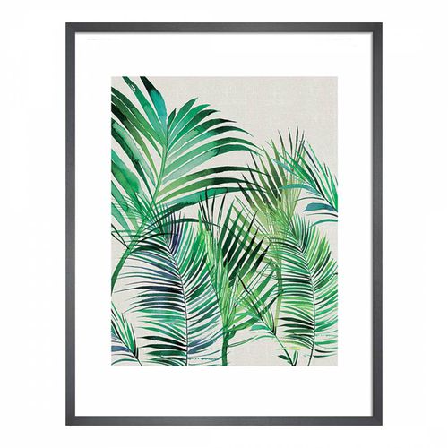 Palm Leaves 40x50cm Framed Print - Summer Thornton - Modalova