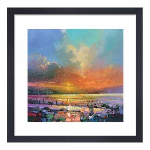 Seagulls 40x40cm Framed Print - Scott Naismith - Modalova