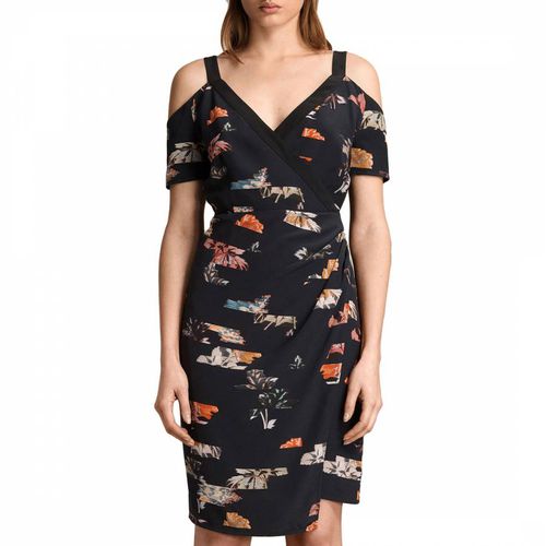 Navy Cadia Arosa Dress - AllSaints - Modalova