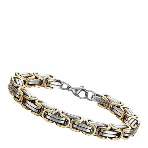 K Gold / Silver Two Tone Bracelet - Stephen Oliver - Modalova