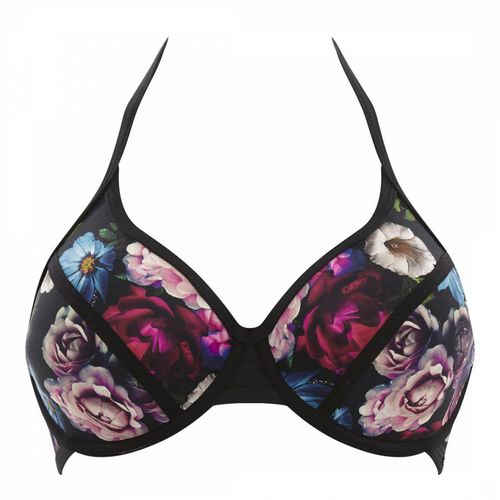 Floral Jolee Halter Triangle Top - Panache - Modalova