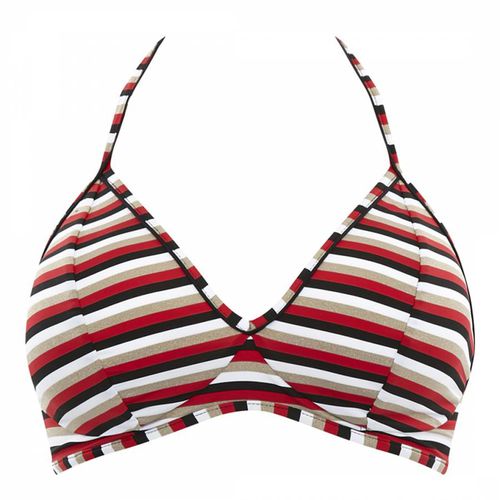 Disco Stripe Summer Triangle Bikini Top - Panache - Modalova