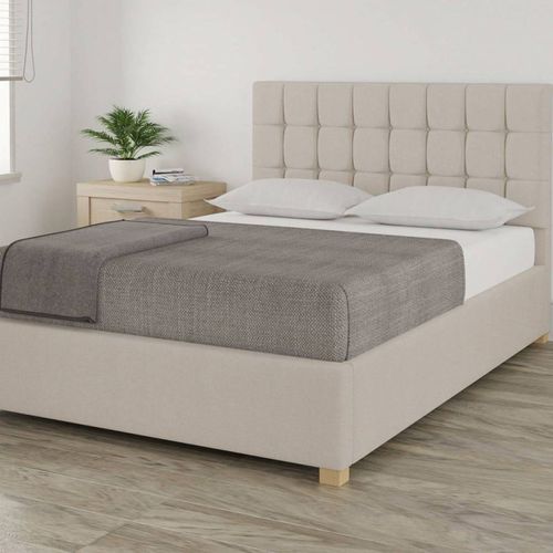 Aldgate Off Double Eire Linen Ottoman Bed - Aspire Furniture - Modalova
