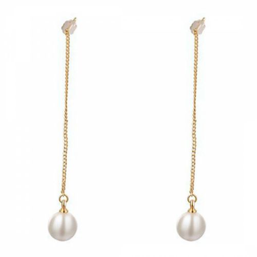 Pearl Earrings with Swarovski Crystals - Ma Petite Amie - Modalova