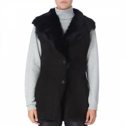 Long Gilet With Pockets - Shearling Boutique - Modalova