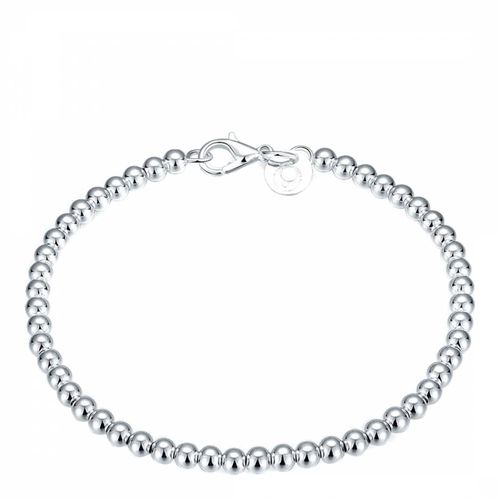Silver Plated Bead Bracelet - Ma Petite Amie - Modalova