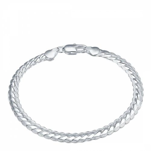 Silver Plated Chain Bracelet - Ma Petite Amie - Modalova