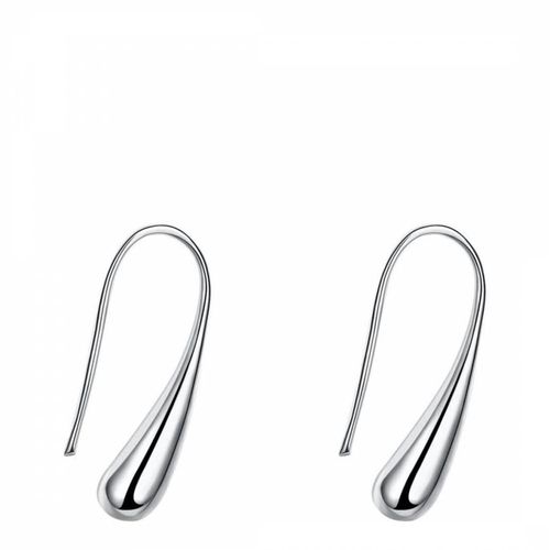 Silver Teardrop Earrings - Ma Petite Amie - Modalova