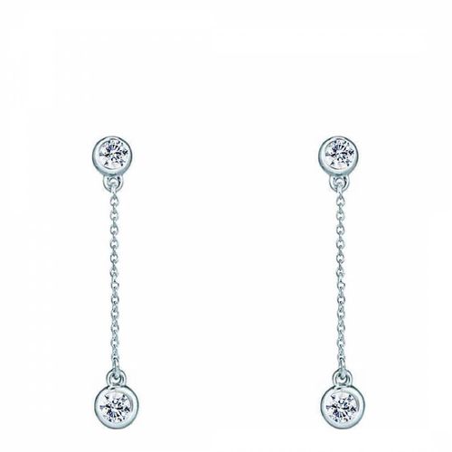 Plated Cubic Zirconia Stone Earrings - Chloe Collection by Liv Oliver - Modalova